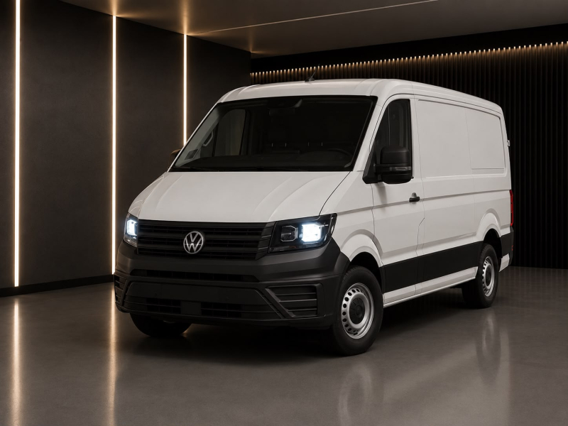 VW Crafter lang & flach mit R&uuml;ckfahrkamera